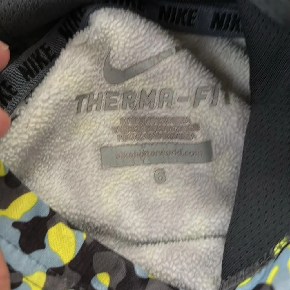Nike Kids Camo Hoodie - Black, Blue, Green